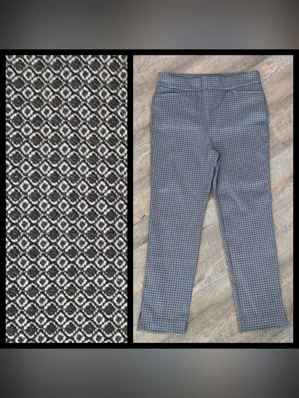 Chico's So Slimming Brigitte Bullseye Slim Ankle Pants, Size 1.5 (10)